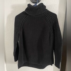 525 America Thick Black Turtleneck